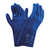 LUVA EM PVC AZUL 23-200 (P56BL) 